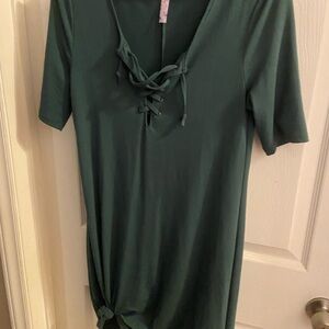 Alya Teal Short Sleeve Top